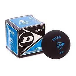 М'яч для сквоша DUNLOP INTERO DL700105 чорний 1шт