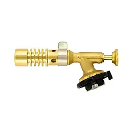Горелка для газового баллона MASTERTOOL GM Геліос Ø22 мм/1300°С латунь (44-5044)