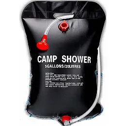 Туристичний кемпінговий похідний душ 20L Camp Shower (S126S чорний)