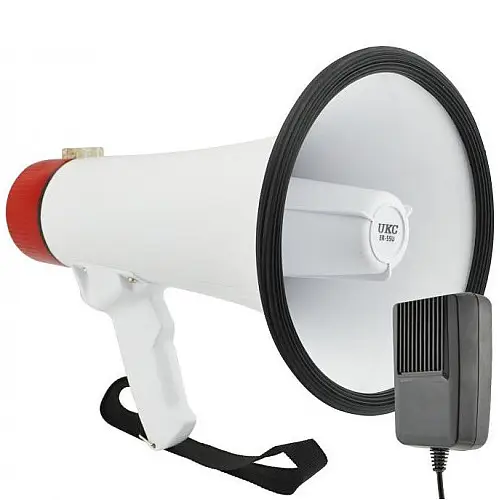 Громкоговоритель (рупор) UKC ER-55U 25W White-Red (3_00755)