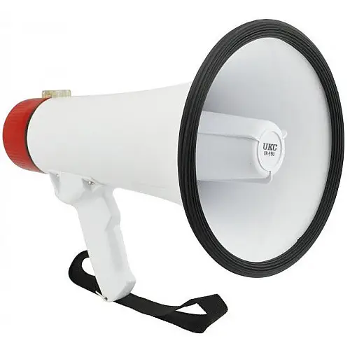 Громкоговоритель (рупор) UKC ER-55U 25W White-Red (3_00755)