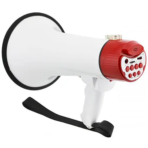 Громкоговоритель (рупор) UKC ER-55U 25W White-Red (3_00755)