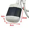 Аккумуляторний переносний душ RIAS Portable Outdoor Shower з помпою White