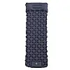 Надувной туристический матрас RIAS Sleeping Pad с подушкой м встроенным насосом 190х60см Black