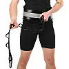 Пояс для отягощений EZOUS N-05 SOFT DIP BELT 98x19 см Черный-серый
