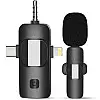 Беспроводная петличка Savetek P29 3в1 Lightning+Type-C+miniJack Чорний (1213)