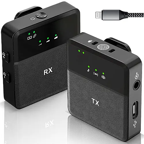 Беспроводная радиосистема с петличным микрофоном Savetek P36 Lightning для iPhone/iPad (1223)