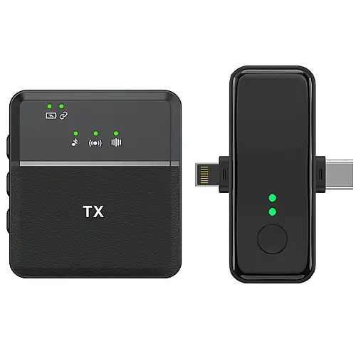 Беспроводной петличный радиомикрофон Savetek P37 с Lightning и Type-C разъемами для iPhone/Android