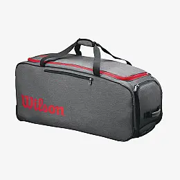 Теннисные сумки Wilson Traveler Wheeled Coach Duffel SS18 WRZ847894 84x38x38 см Серо-красный