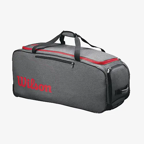 Теннисные сумки Wilson Traveler Wheeled Coach Duffel SS18 WRZ847894 84x38x38 см Серо-красный