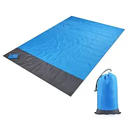Подстилка для пляжа і пікніка RIAS 200х140 см з Чехлом Blue