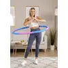 Хулахуп Hop-Sport з масажером 103 см Рожево-блакитний