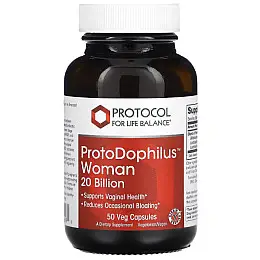 Пробіотик Protocol for Life Balance ProtoDophilus Woman 20 мільярдів 50 вегетаріанських капсул (000023191)