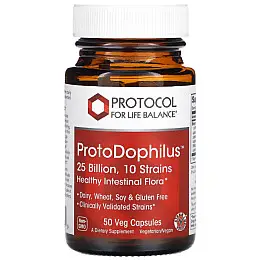 Пробіотик Protocol for Life Balance ProtoDophilus 25 мільярдів 50 вегетаріанських капсул (000023190)