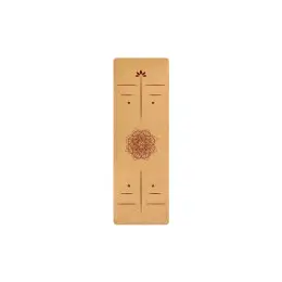 Коврик для йоги Rao Guru Mandala OM 183x66x0.5 см Бежевый 21061
