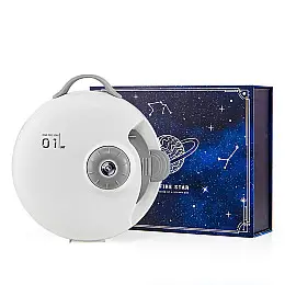 Проектор ночник Combuy планетарій з Bluetooth колонкою 32 слайди Біло-сірий (944)