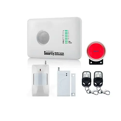 Cигналізація GSM охоронна Kerui G 12-C G12C для гаража, квартири, дачі (підтримка 70-ти бездротових і 3-х проводних охоронних зон)