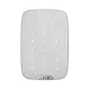 Бездротова сенсорна клавіатура Ajax Keypad Plus white з считывальником карт Pass та брелоків Tag