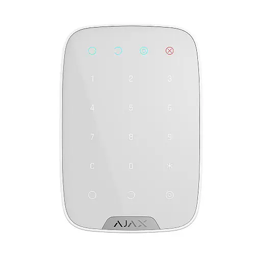Бездротова сенсорна клавіатура Ajax KeyPad біла