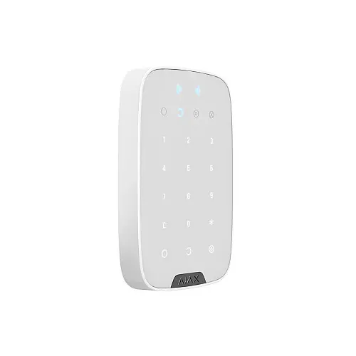 Бездротова сенсорна клавіатура Ajax KeyPad Plus біла