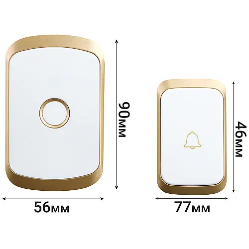 Дверний дзвінок бездротовий Digital Lion WDB-01 300 м Золотий