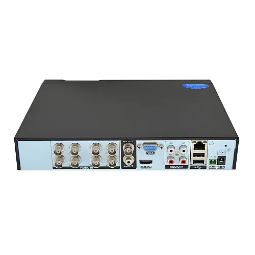 Сетевий відеореєстратор UKC DVR 1208 CAD AHD 8-канальний Black