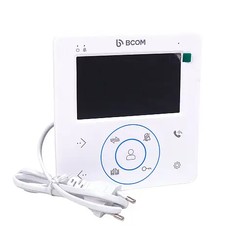 Комплект видеодомофона и видеопанель BCOM BD-480 White Kit