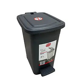 Контейнер для сміття 8 л з педаллю Elif Plastik 344