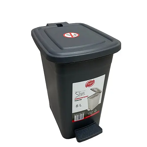 Контейнер для сміття 8 л з педаллю Elif Plastik 344