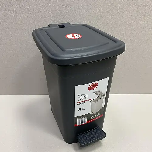 Контейнер для сміття 8 л з педаллю Elif Plastik 344