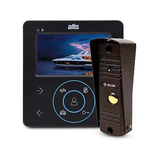 Комплект відеодомофона Atis AD-480MB і BCOM BT-305HR Cooper