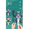 Оригамі рухомий театр 3D Зроби та оживи Mideer MD 4081