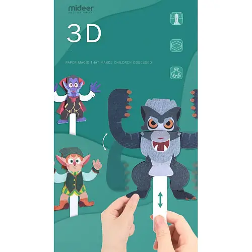 Оригамі рухомий театр 3D Зроби та оживи Mideer MD 4081
