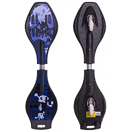 Скейтборд двухколесный RipStik роллерсерф SP-Sport SK-3558 Черный-синий