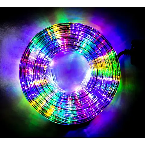 Гирлянда дюралайт светодиодная уличная и внутренняя 10 метров Multicolor (1503746628)