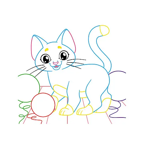 Книга Crystal Book Очаровательні розмальовки з секретними візерунками Котики та собачки 787 (9786175470787)