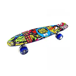 Скейт "Пенни борд" Bambi SC20411 PU колеса со светом 56 см