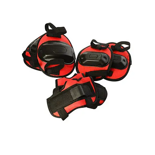 Комплект защитный детский Bambi MS 1644(Red) наколенники, налокотники, запястья