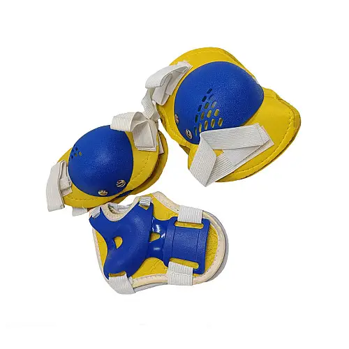 Комплект защитный детский Bambi MS 0032-2(Yellow) наколенники, налокотники, запястья