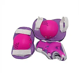 Комплект защитный детский Bambi MS 0032-2(Violet) наколенники, налокотники, запястья