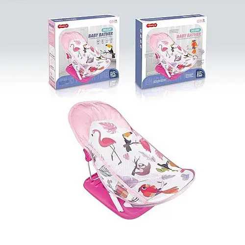 Детский шезлонг для купания iBaby Baby Bather 370х70х330 мм Pink (151963)
