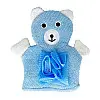 Мочалка-перчатка для купания малышей Mega Zayka MGZ-0911 (Blue) Медвежонок