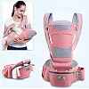 Хипсит Baby Carrier 6 в 1 і манікюрні ножиці Рожевий (v-11912)