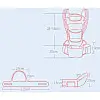 Хипсит Baby Carrier 6в1 і м'яка іграшка Пушин кіт 23х25см (v-11986)