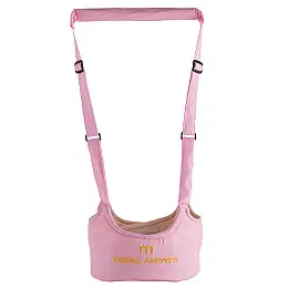 Дитячі вожжі-ходунки Walking Assistant Moby Baby Рожеві (v-12069)
