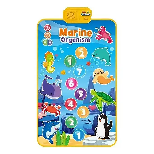 Музыкальний килимок Toddler Mat підводний світ 80х50 см Yufeng Різнокольоровий (136800)