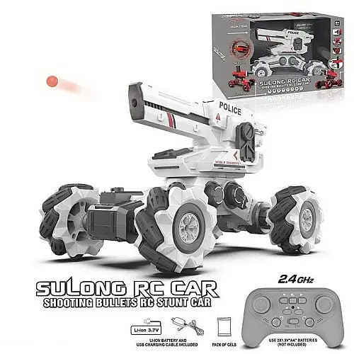 Танк на радіоуправлінні Yufeng Sulong 3.7 V 2.4 GHz Білий (161383)