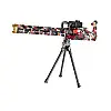 Автомат Yufeng Gatling Gun акумулятор 7,4 V підсвітка орбізи 63х16,5х18 см Різнокольоровий (160574)