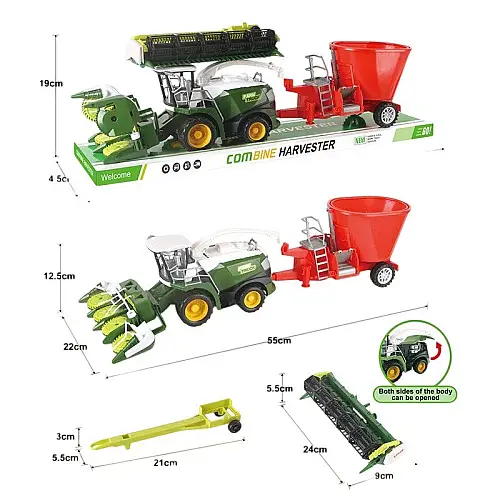 Детский комбайн Yufeng 54х22х12,5 см Разноцветный (153368)