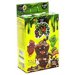 Набір для експериментів Crazy Slime - Лизун своїми руками шоколадний Dankotoys (SLM-02-02U)